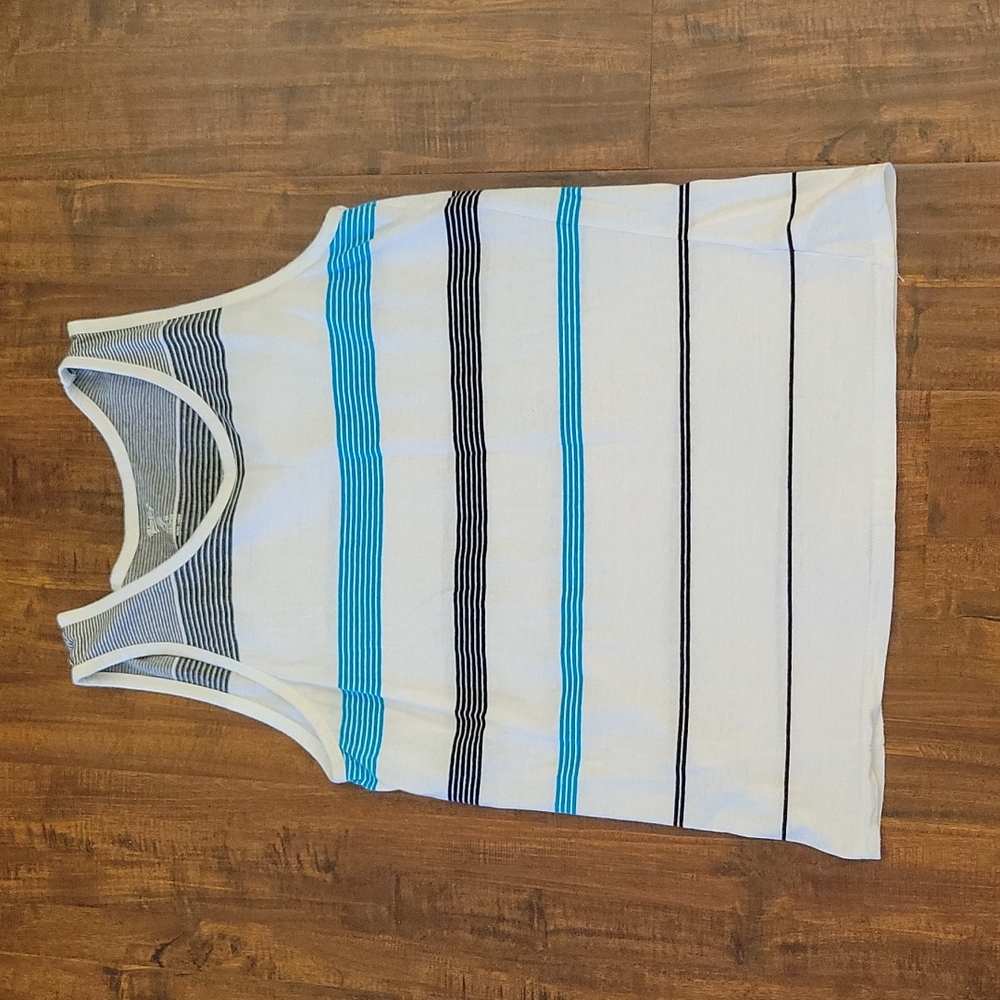White striped tank top
